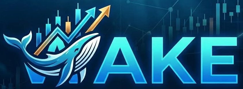 WAKE ロゴ（クジラ）